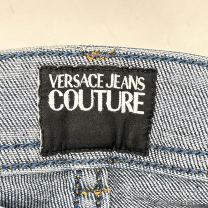 Versace Jeans ヴェルサーチジーンズ 73HAB5S5 インディゴ ポケット裾デザイン デニムパンツ ボトムス