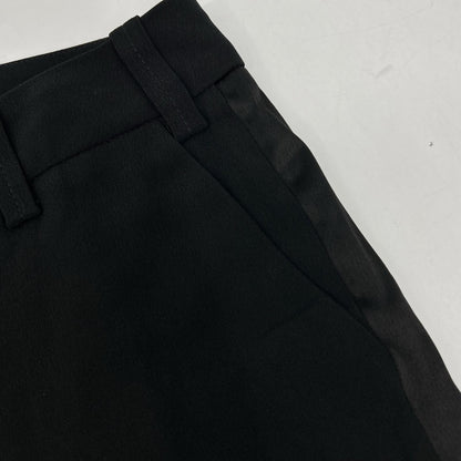 Zadig&Voltaire ザディグエヴォルテール ブラック サイドライン スラックスパンツ ボトムス