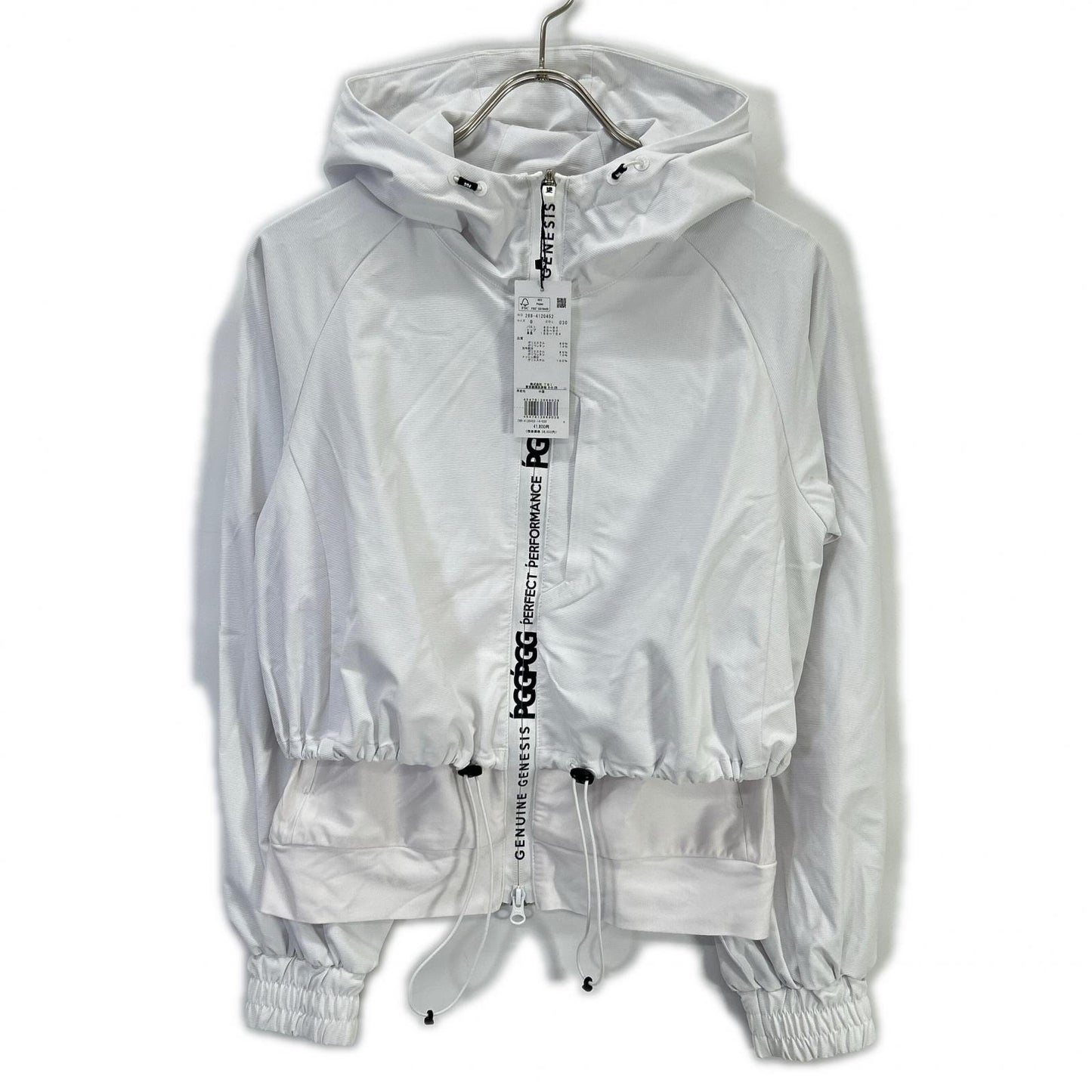 269-4120452 ﾎﾜｲﾄ ﾐﾆﾜｯﾌﾙ2WAYｽﾄﾚｯﾁ ﾌｰﾃﾞｨ ｼﾞｬｹｯﾄ ジャケット 0 レディース