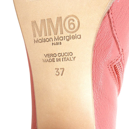 MM6 Maison Margiela 几乎全新 皮革踝靴 女款 红色 37 S59WU0173 鞋子
