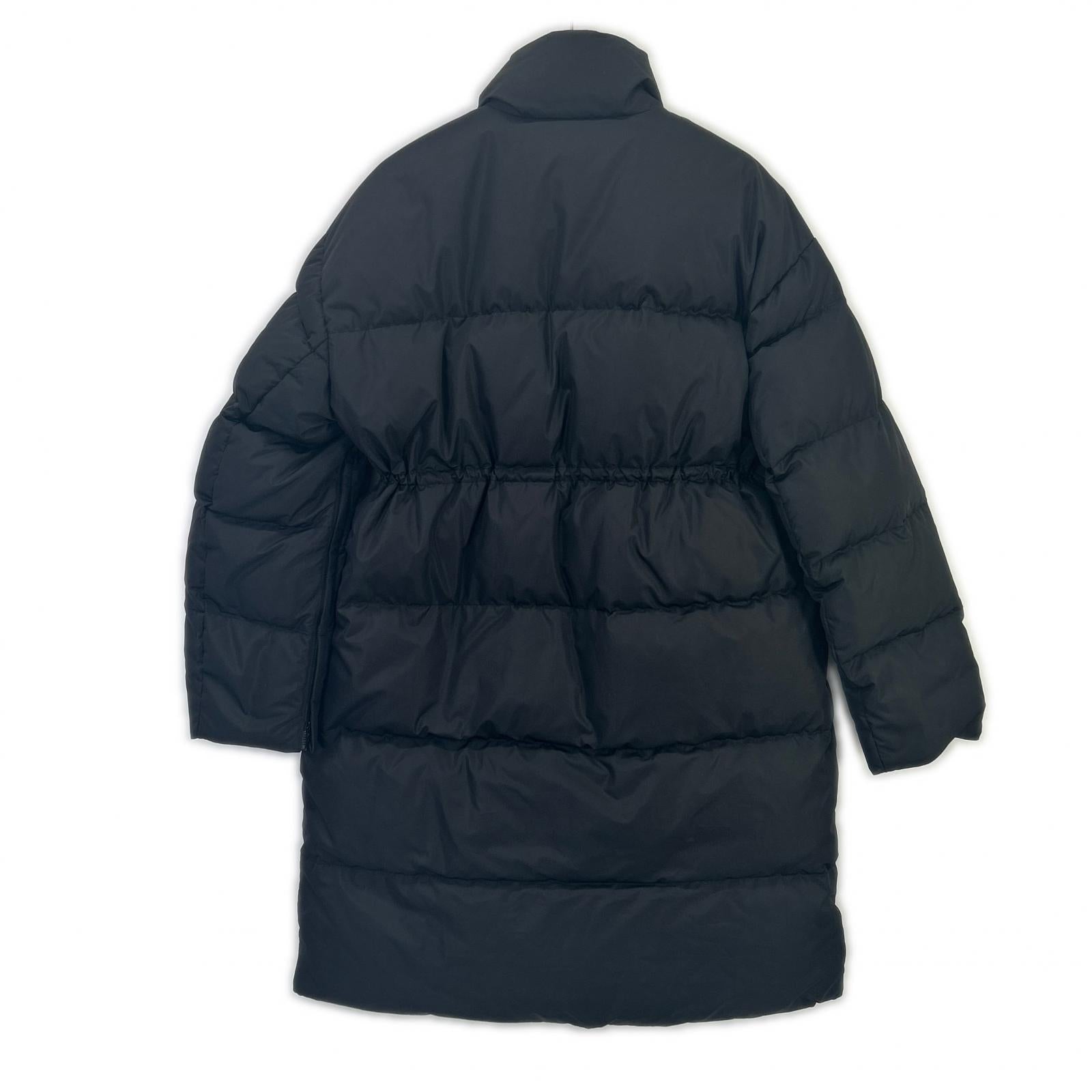 THIRD MAGAZINE A0833FJM501 Black Stand-collar down coat