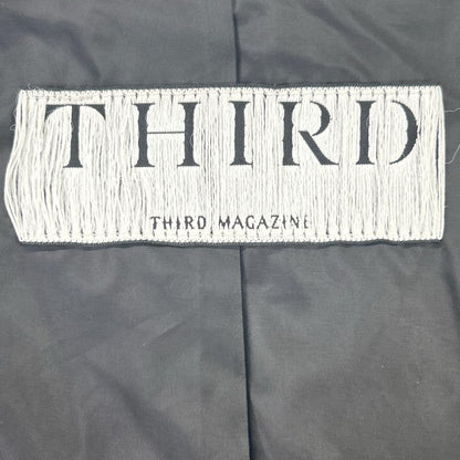 THIRD MAGAZINE A0833FJM501 Black Stand-collar down coat