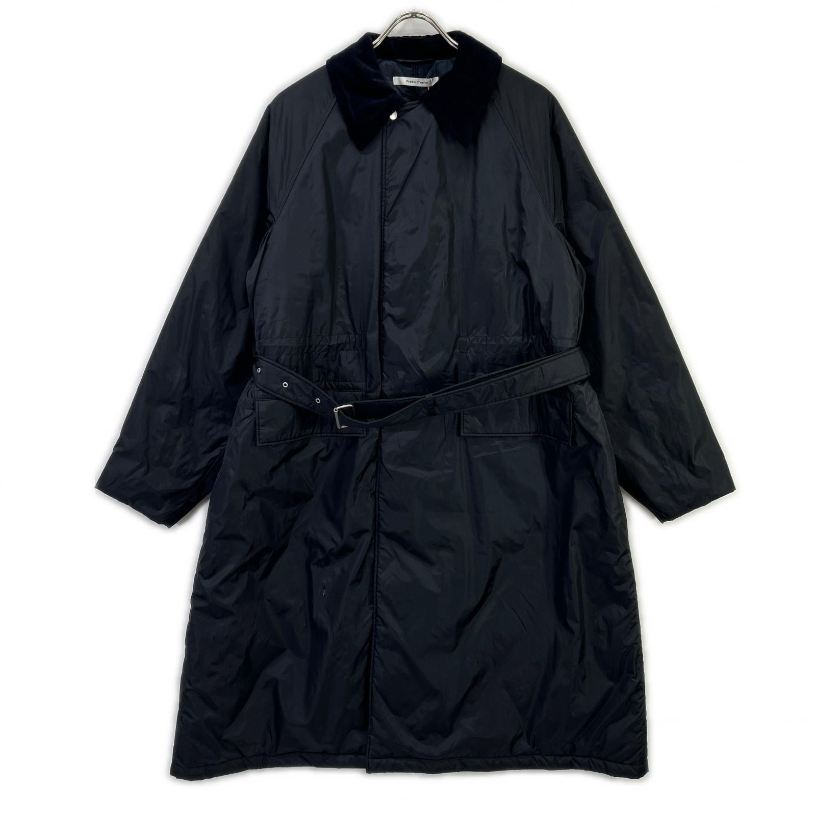 PRODUCT TWELVE プロダクトトゥエルブ 22AW-PC005R 6(ROKU)別注 22AW ネイビー 中綿 ステンカラーコート コート