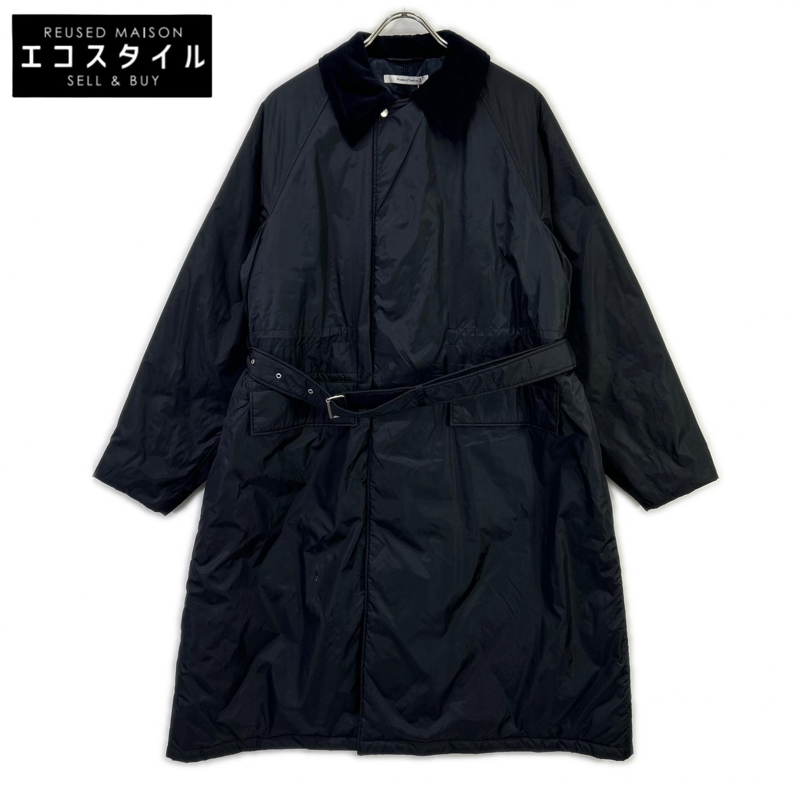 PRODUCT TWELVE プロダクトトゥエルブ 22AW-PC005R 6(ROKU)別注 22AW ネイビー 中綿 ステンカラーコート コート