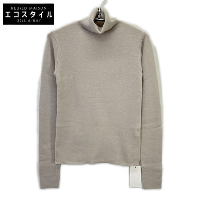 【EVER SERIES】Light Grey Turtleneck Slim Knit Top FREE Women's