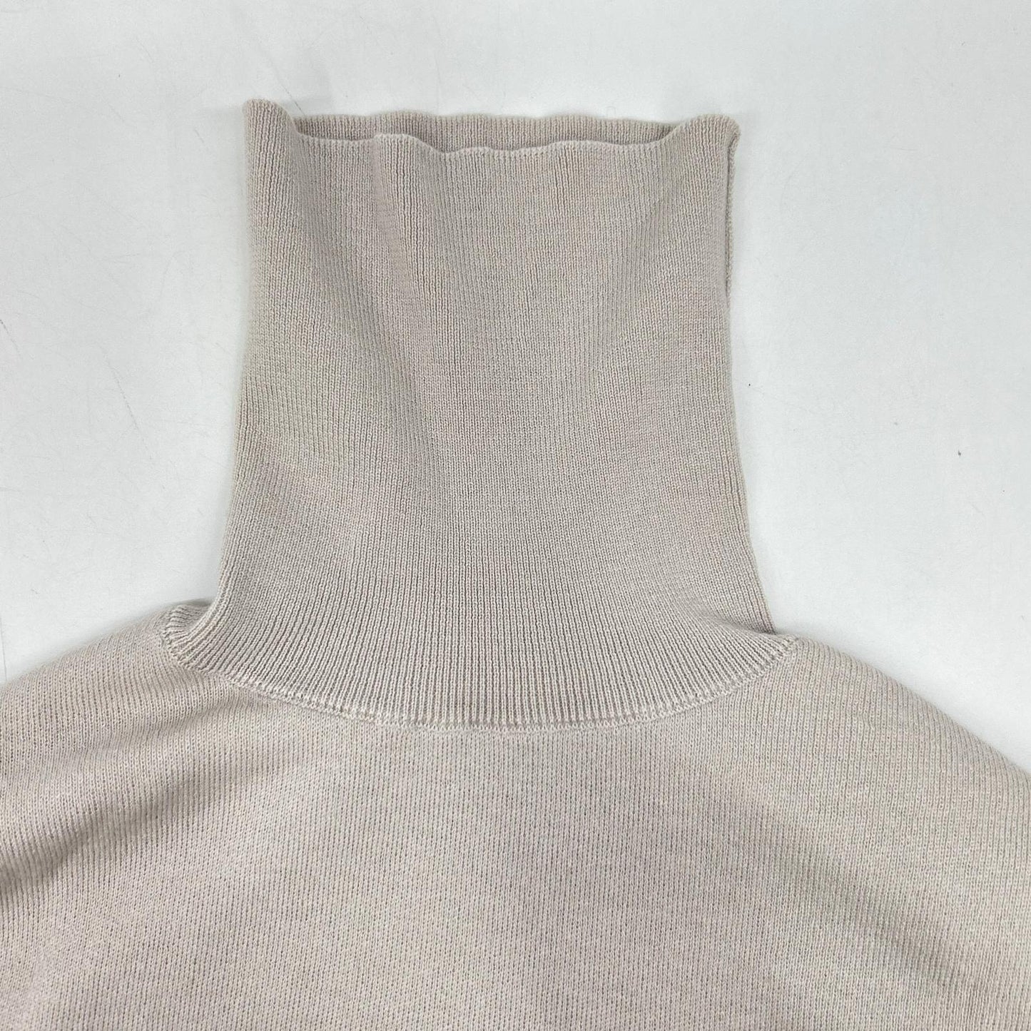 【EVER SERIES】Light Grey Turtleneck Slim Knit Top FREE Women's