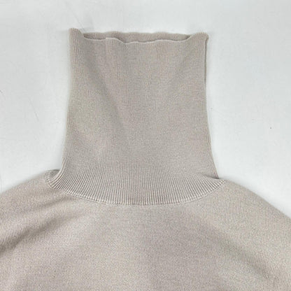 【EVER SERIES】Light Grey Turtleneck Slim Knit Top FREE Women's
