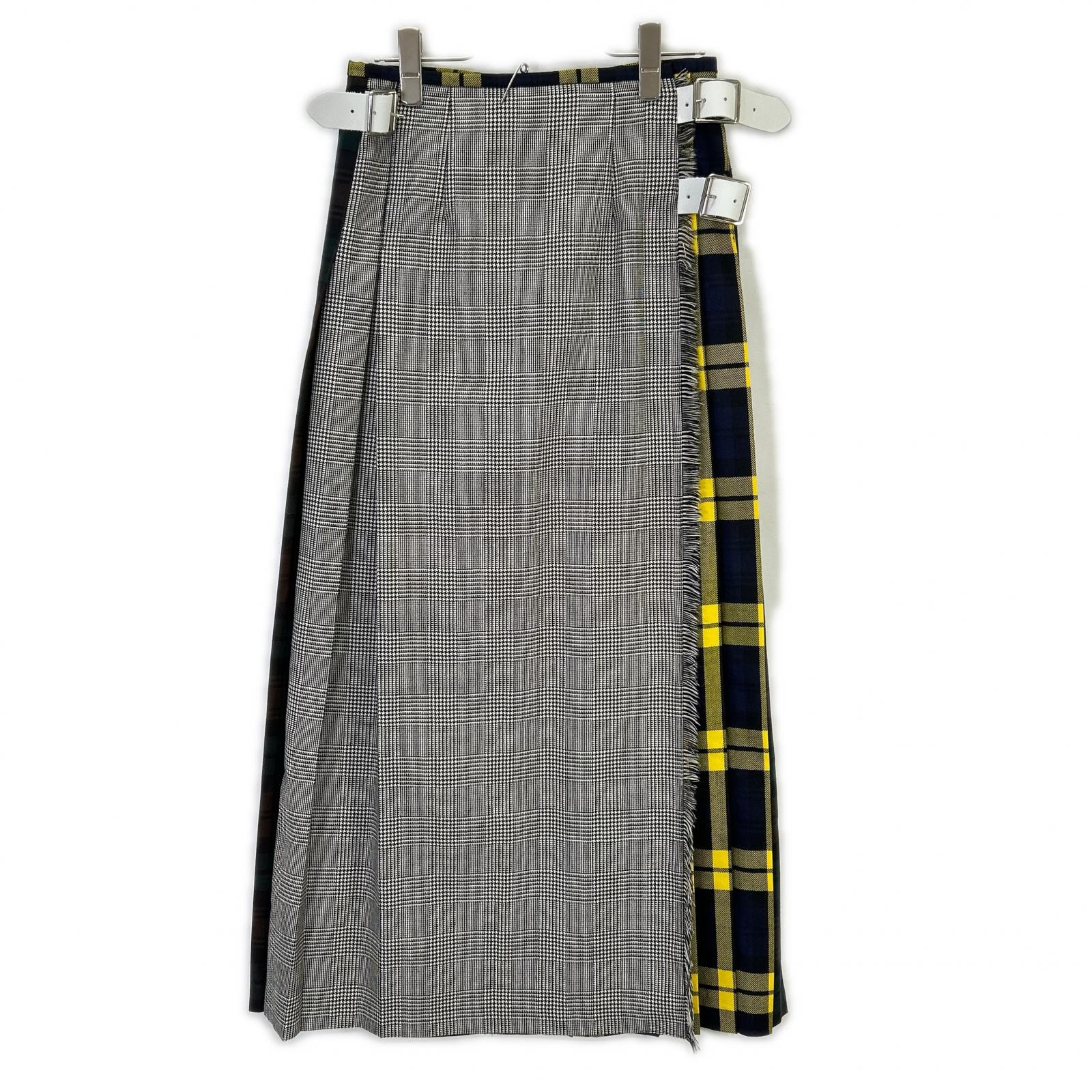 O’Neil of Dublin オニール オブ ダブリン 1524-343-4654 UNITEDARROWS別注 マルチカラーチェック ロングスカート スカート