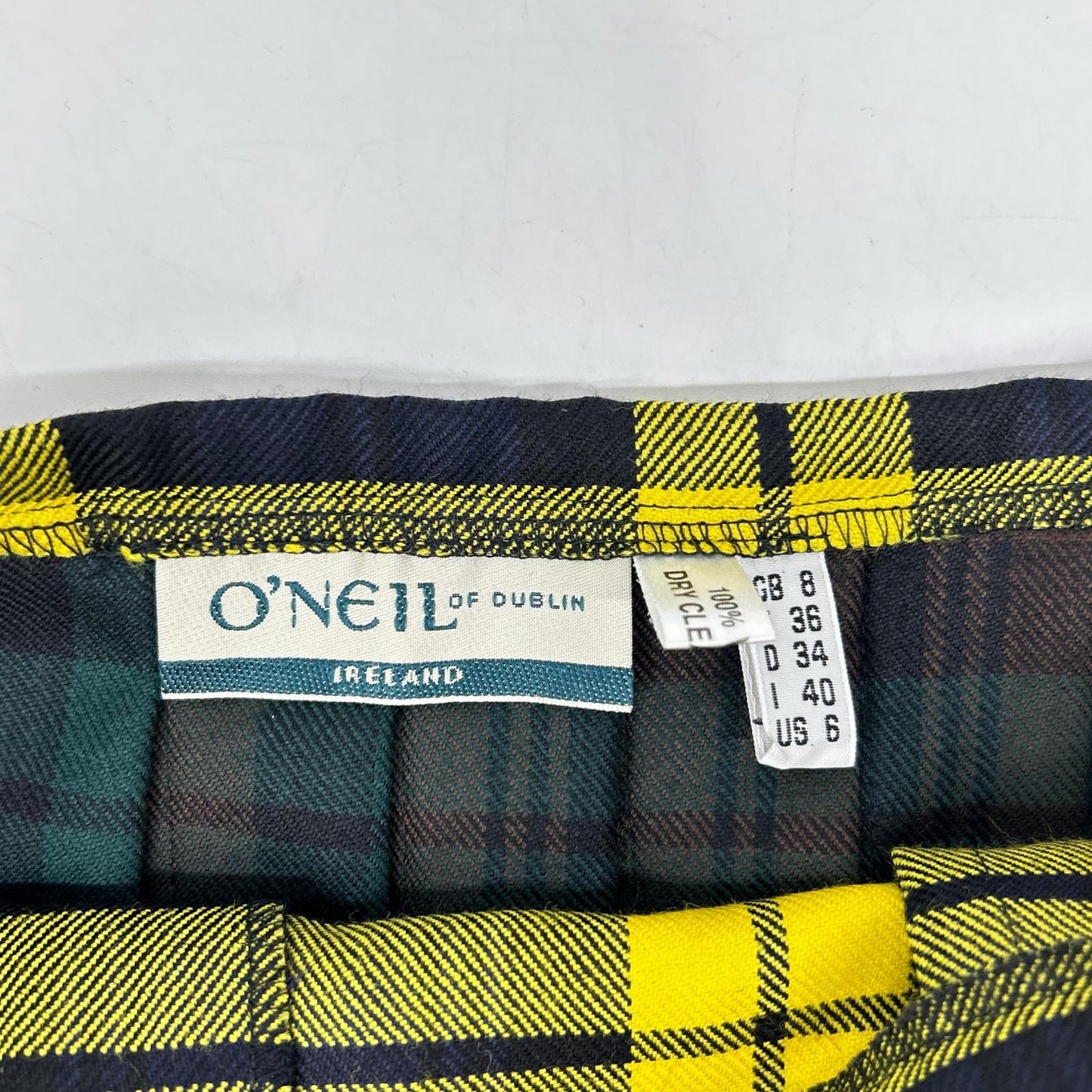 O’Neil of Dublin オニール オブ ダブリン 1524-343-4654 UNITEDARROWS別注 マルチカラーチェック ロングスカート スカート