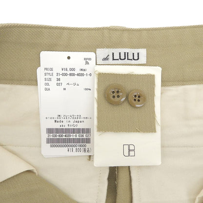 EDIT FOR LULU Edit for Lulu Like-new abc chino pants cotton bottoms women's beige 36 21-030-800-4020-1-0 2021 bottoms
