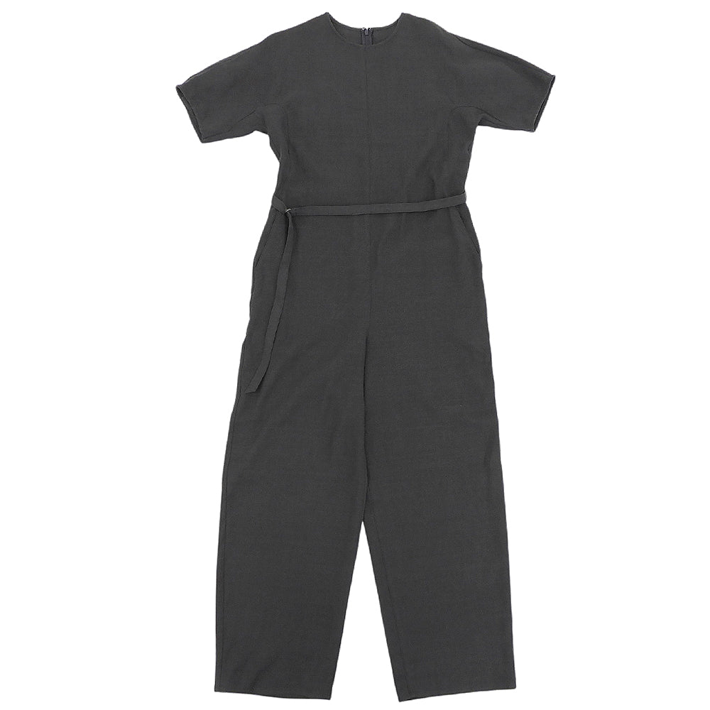 steven alan スティーブンアラン リネン混 SHORT SLEEVE ALL IN ONE オーバーオール オールインワン レディース グレー M 8226-242-0554 オーバーオール オールインワン