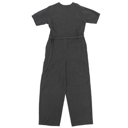 steven alan スティーブンアラン リネン混 SHORT SLEEVE ALL IN ONE オーバーオール オールインワン レディース グレー M 8226-242-0554 オーバーオール オールインワン