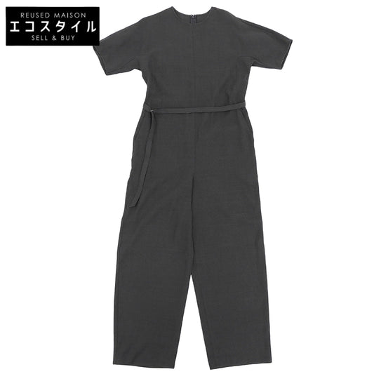 steven alan スティーブンアラン リネン混 SHORT SLEEVE ALL IN ONE オーバーオール オールインワン レディース グレー M 8226-242-0554 オーバーオール オールインワン