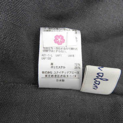 steven alan スティーブンアラン リネン混 SHORT SLEEVE ALL IN ONE オーバーオール オールインワン レディース グレー M 8226-242-0554 オーバーオール オールインワン