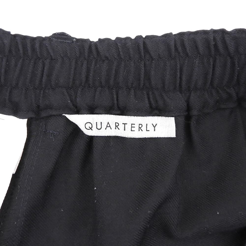 journal standard luxe ジャーナルスタンダード ラックス ウール×ポリエステル イージー サルエルパンツ ボトムス レディース ネイビー S ボトムス