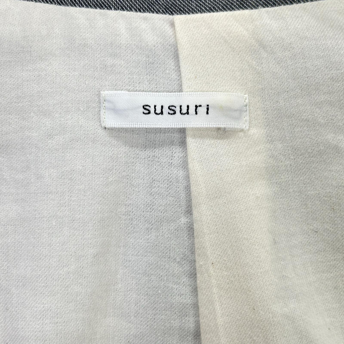 susuri ススリ 17-522 グレー リネン混 4Bジャケット ジャケット