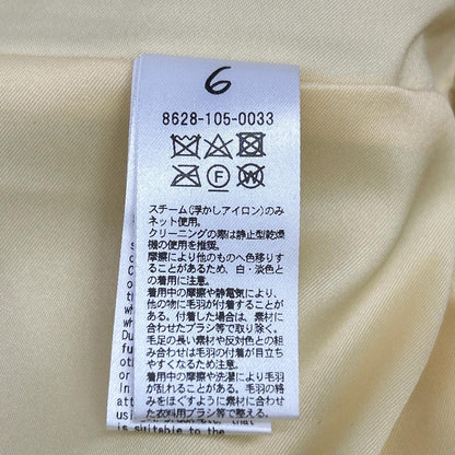 6 ROKU ロク 8628-105-0033 イエロー MOHAIR CARDIGAN カーディガン トップス