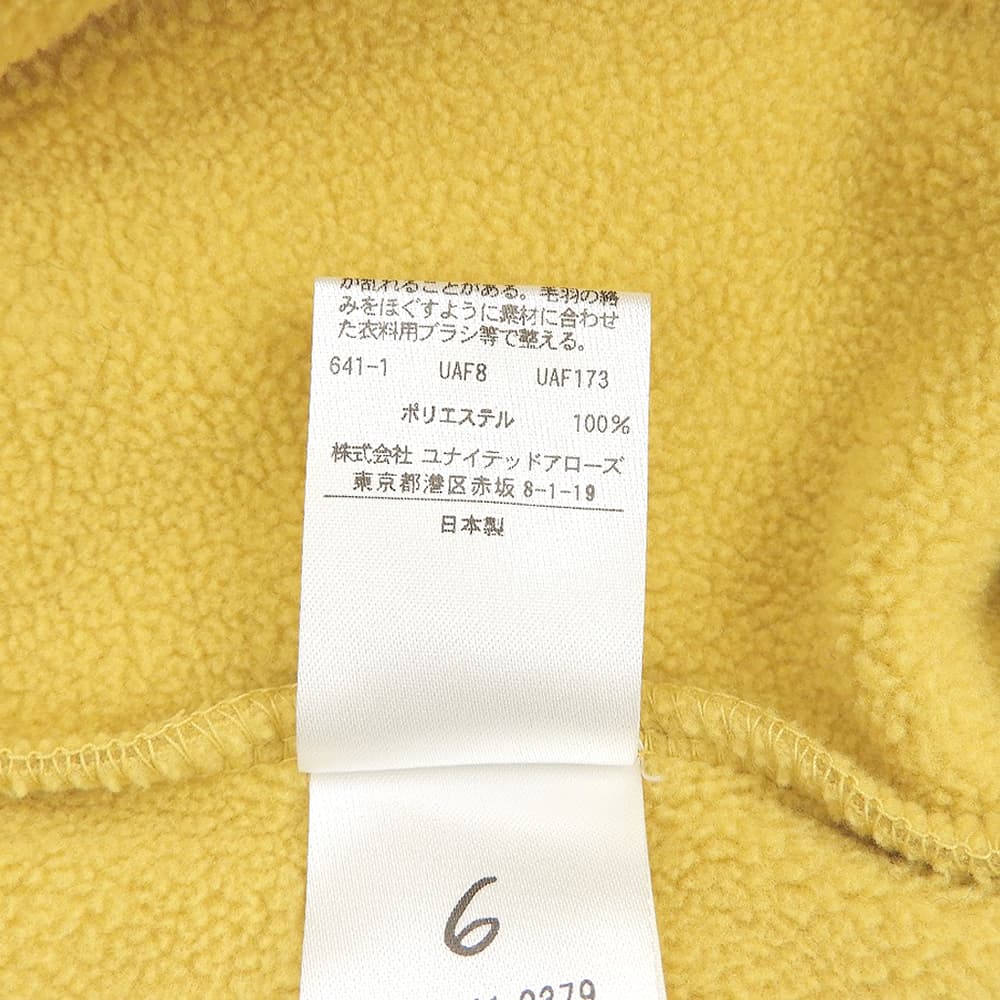 6(ROKU) ロク フリース ブロックカラー プルオーバー トップス レディース アイボリー系 8612-241-0379 トップス