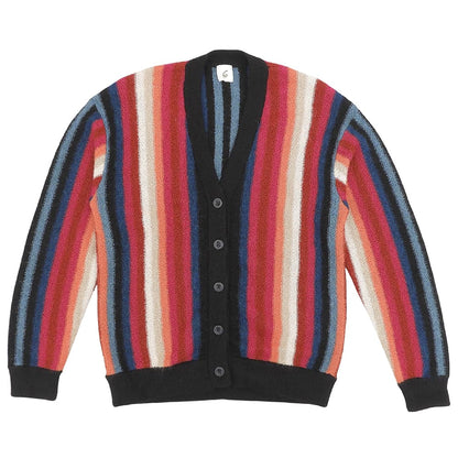 6(ROKU) ロク 美品 ALPACA STRIPE CARDIGAN トップス レディース マルチカラー 8628-199-0097 トップス