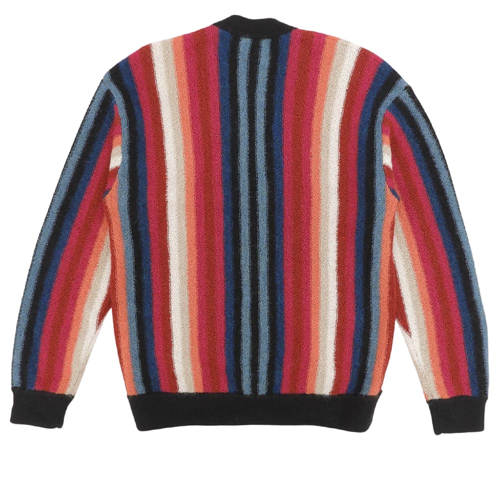 6(ROKU) ロク 美品 ALPACA STRIPE CARDIGAN トップス レディース マルチカラー 8628-199-0097 トップス