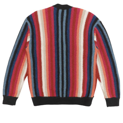 6(ROKU) ロク 美品 ALPACA STRIPE CARDIGAN トップス レディース マルチカラー 8628-199-0097 トップス