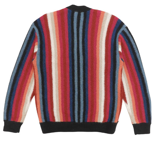 6(ROKU) ロク 美品 ALPACA STRIPE CARDIGAN トップス レディース マルチカラー 8628-199-0097 トップス