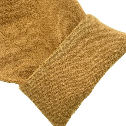 LEONARD レオナール 0361930 キャメル ウール×シルク 裏地花柄 2B ジャケット ジャケット