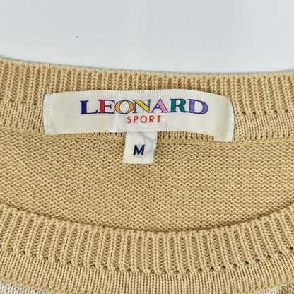 LEONARD SPORT 莱奥纳尔运动 0557971 象牙色 豹纹 针织上衣