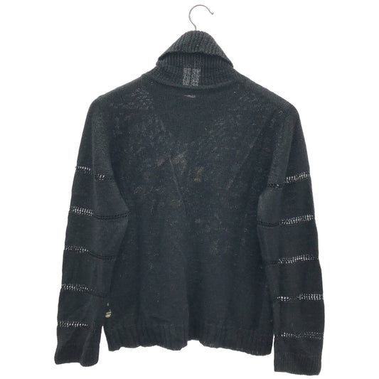 LEONARD レオナール 0347410 ブラック モヘア 花柄 ニット トップス