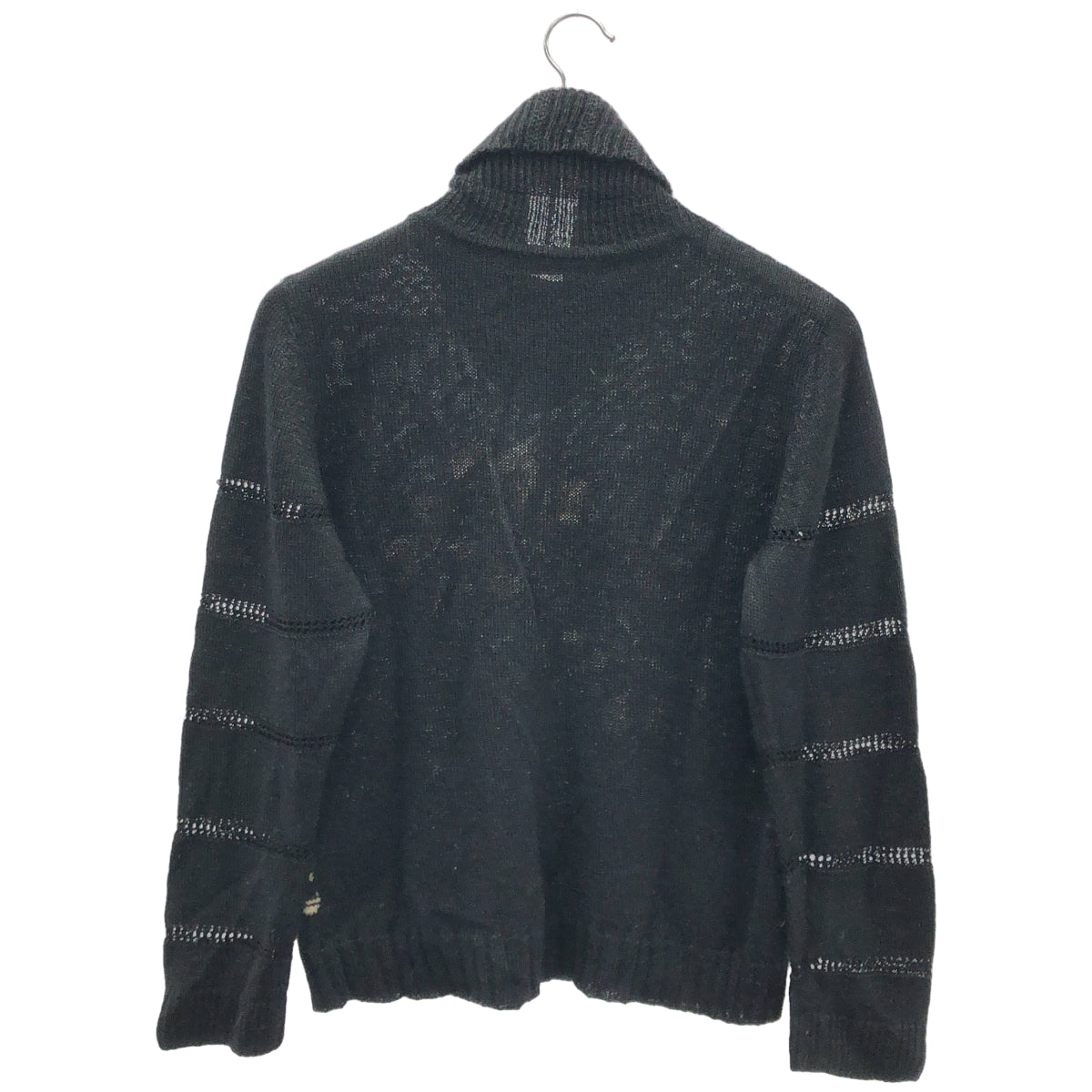 LEONARD レオナール 0347410 ブラック モヘア 花柄 ニット トップス