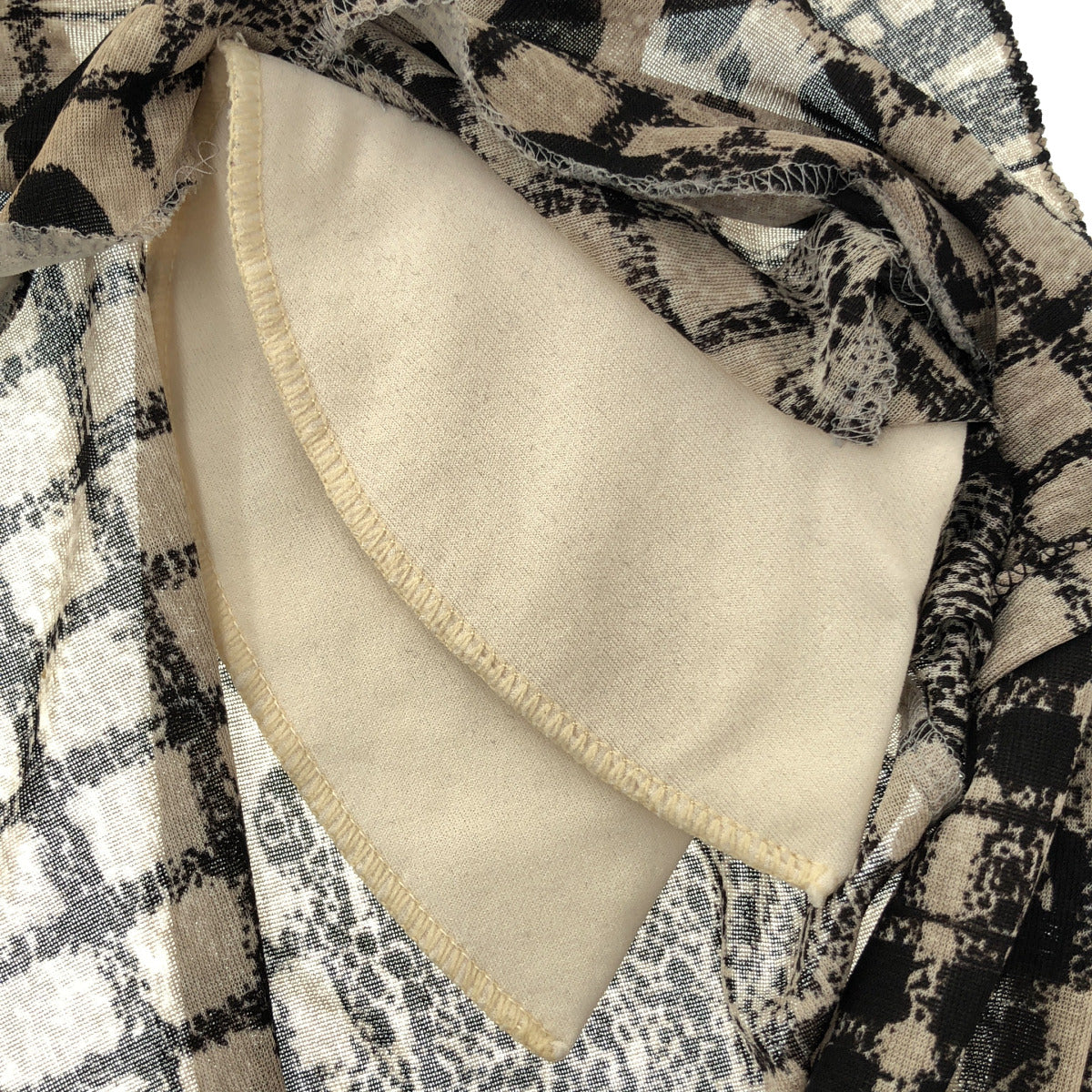 LEONARD レオナール 0169510/0162510 ベージュ×ブラック 総柄 カンカン ジャケット スカート セットアップ 2点 スーツ セットアップ