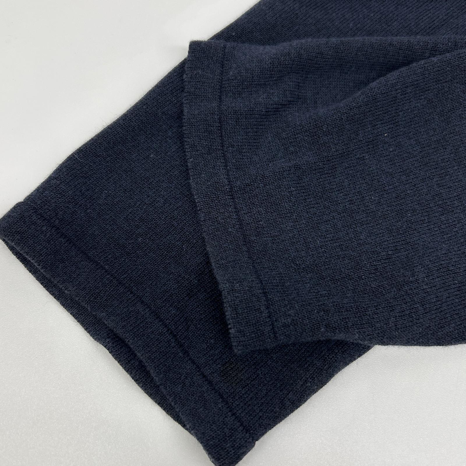LEONARD レオナール ネイビー コットン 花柄 スパンコール ジャケット トップス