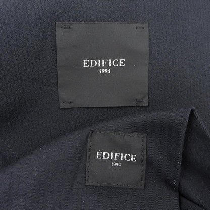 EDIFICE エディフィス ブリーズクール ジャケット パンツ セットアップ スーツ メンズ ネイビー L スーツ セットアップ