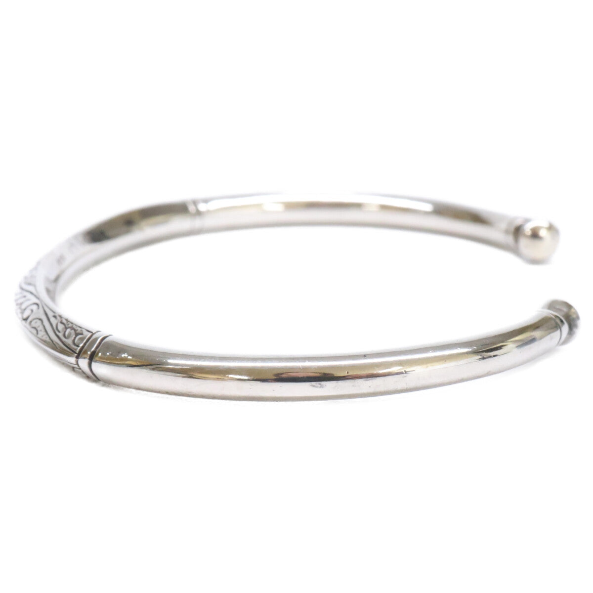 Suman Dhakhwa スーマンダックワ SD-B58 Square Leaf Carving Cuff