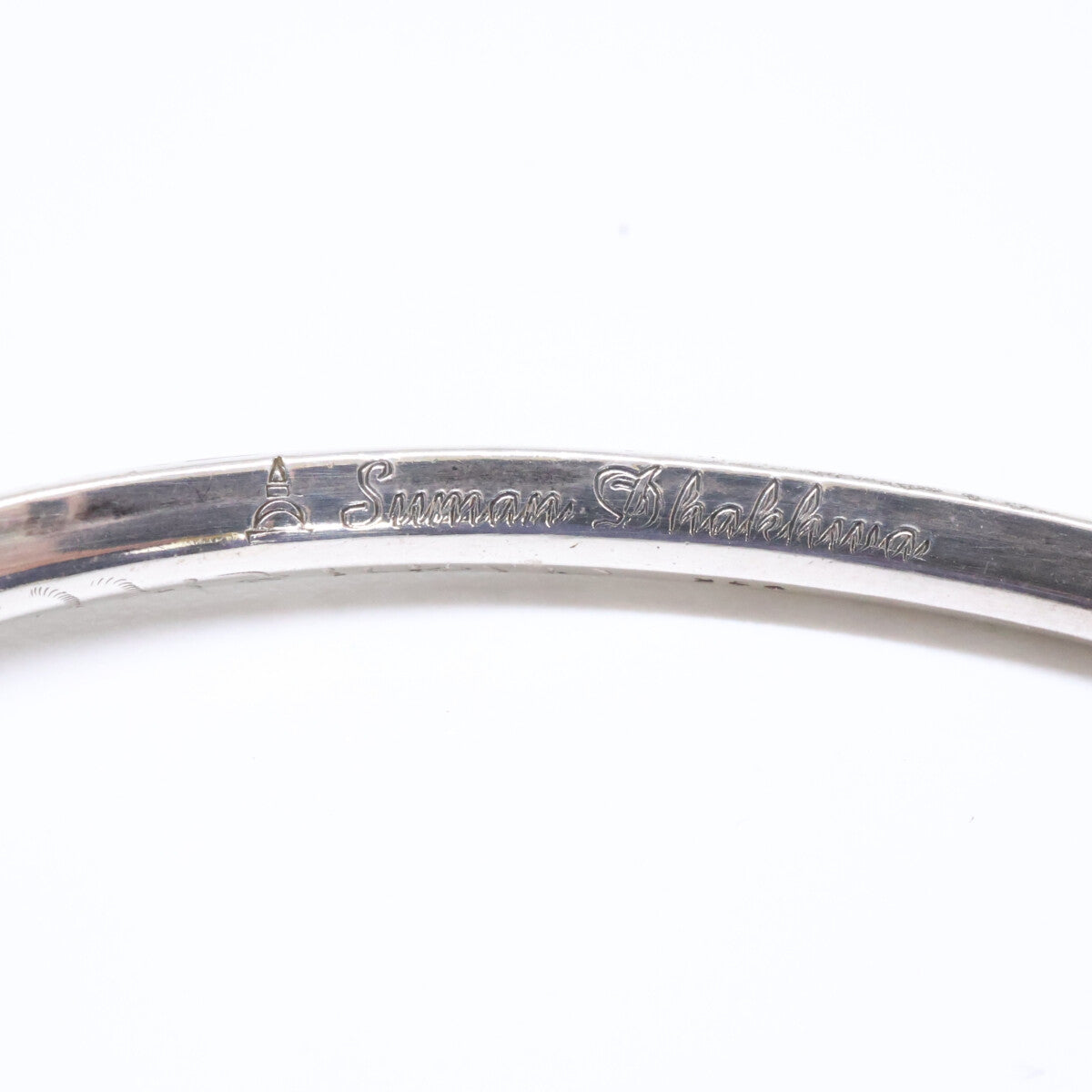Suman Dhakhwa スーマンダックワ SD-B58 Square Leaf Carving Cuff