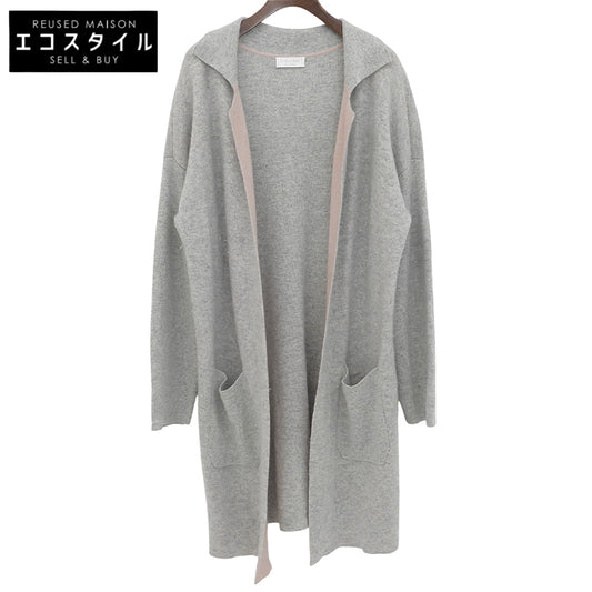 EL MIDAS エルミダ カシミヤ 100% ガウン ジャケット レディース グレー 40 EDA-7204005 ジャケット