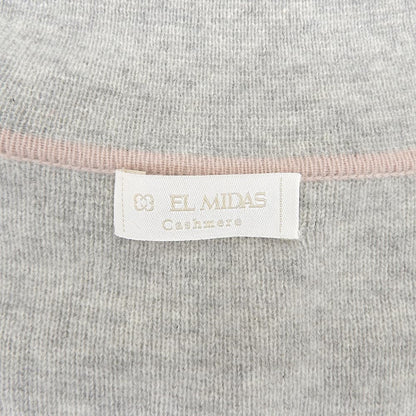 EL MIDAS エルミダ カシミヤ 100% ガウン ジャケット レディース グレー 40 EDA-7204005 ジャケット