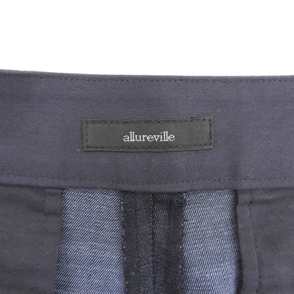 allureville アルアバイル 新品同様 金ボタン スラックス ボトムス レディース インディゴ 2 ボトムス