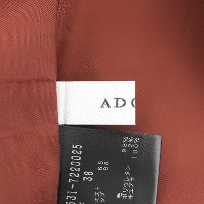 ADORE アドーア ストレッチ ウール サイドプリーツ スカート レディース レッド 38 531-7220025 スカート