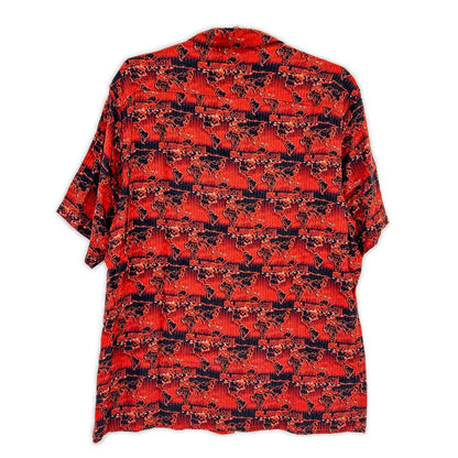 18SS ﾚｯﾄﾞ World Famous Rayon Shits トップス M メンズ