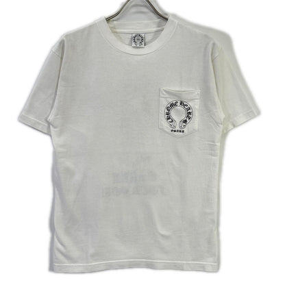 Chrome hearts クロムハーツ ホワイト コットン100 OSAKA FUCK YOU プリントTシャツ トップス