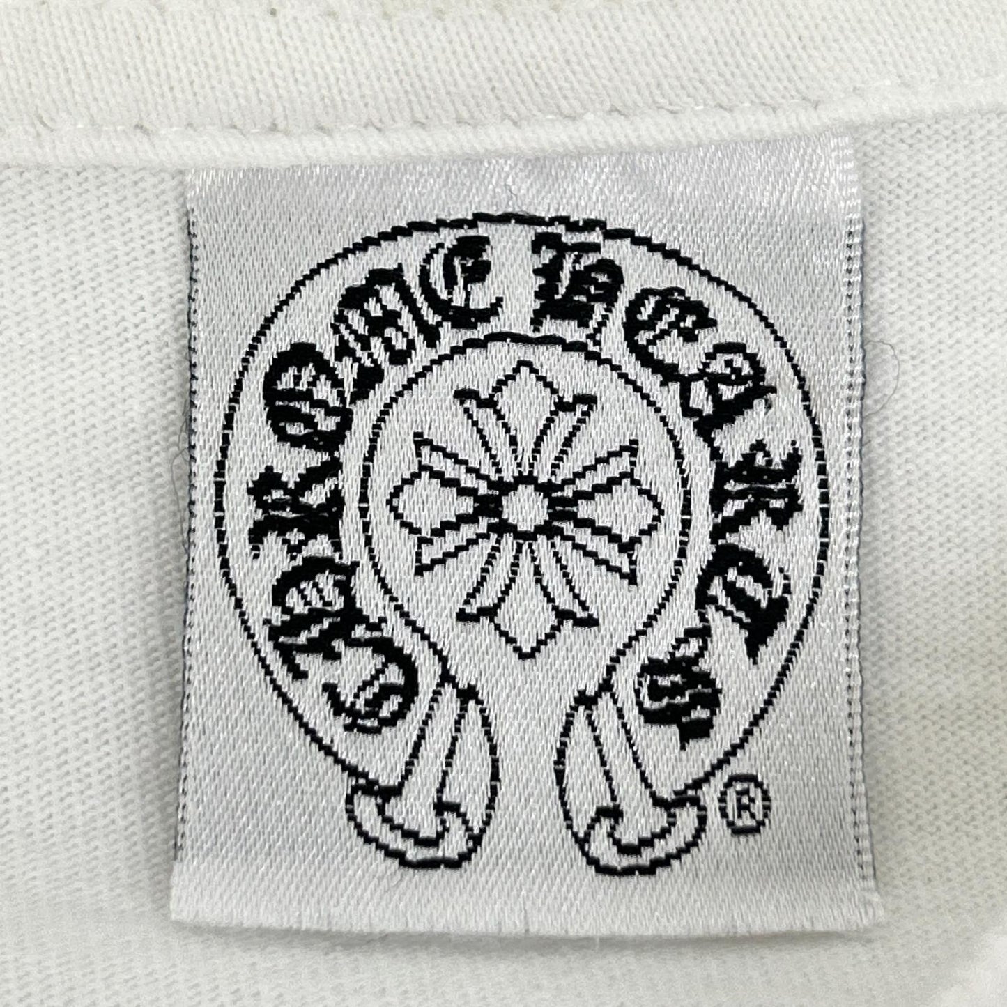 Chrome hearts クロムハーツ ホワイト コットン100 OSAKA FUCK YOU プリントTシャツ トップス