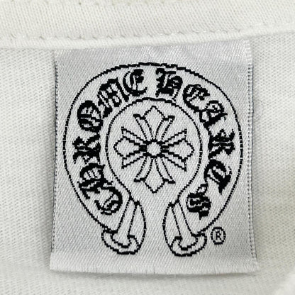 Chrome hearts クロムハーツ ホワイト コットン100 OSAKA FUCK YOU プリントTシャツ トップス