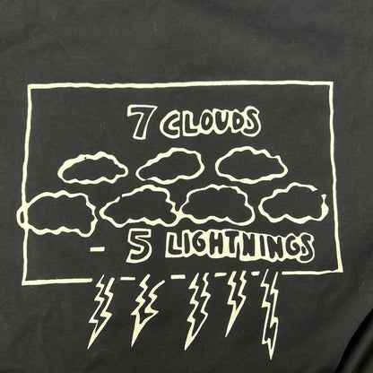 2X795501F ﾌﾞﾗｯｸ ﾌﾟﾘﾝﾄ ｺｯﾄﾝ Tｼｬﾂ トップス 28 メンズ