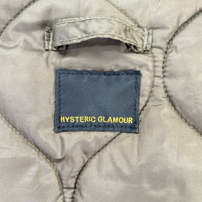 HYSTERIC GLAMOUR HYSTERIC GLAMOUR 0143AC06 卡其色×黑色 拼接皮革 N-3B 派克大衣 大衣