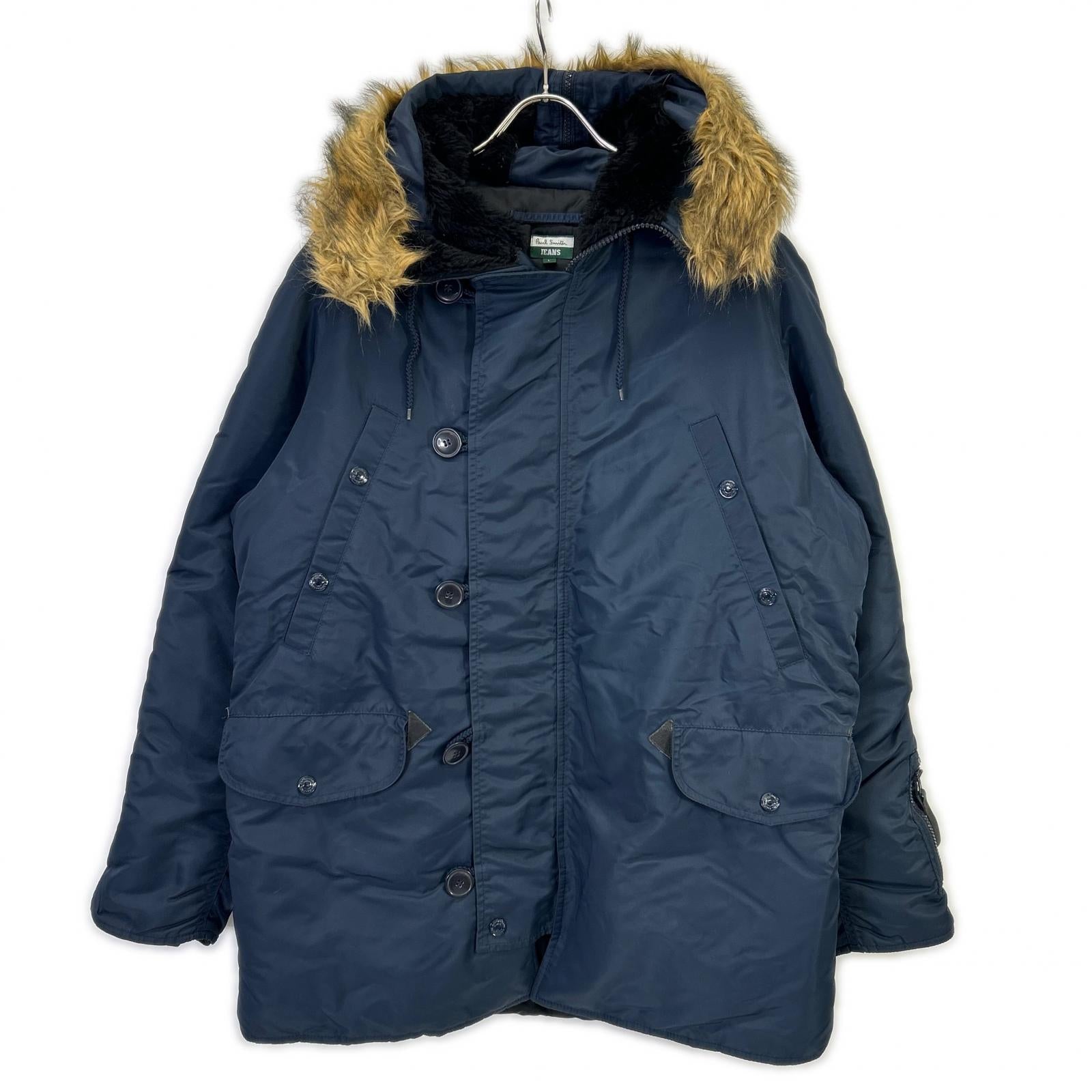 PaulSmithJEANS ポールスミスジーンズ ネイビー ナイロン N-3B モッズコート コート