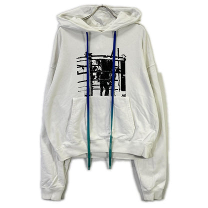 OFF-WHITE オフホワイト OMBB037F19E30007 19AW ホワイト Scaffolding Over Hoodie トップス