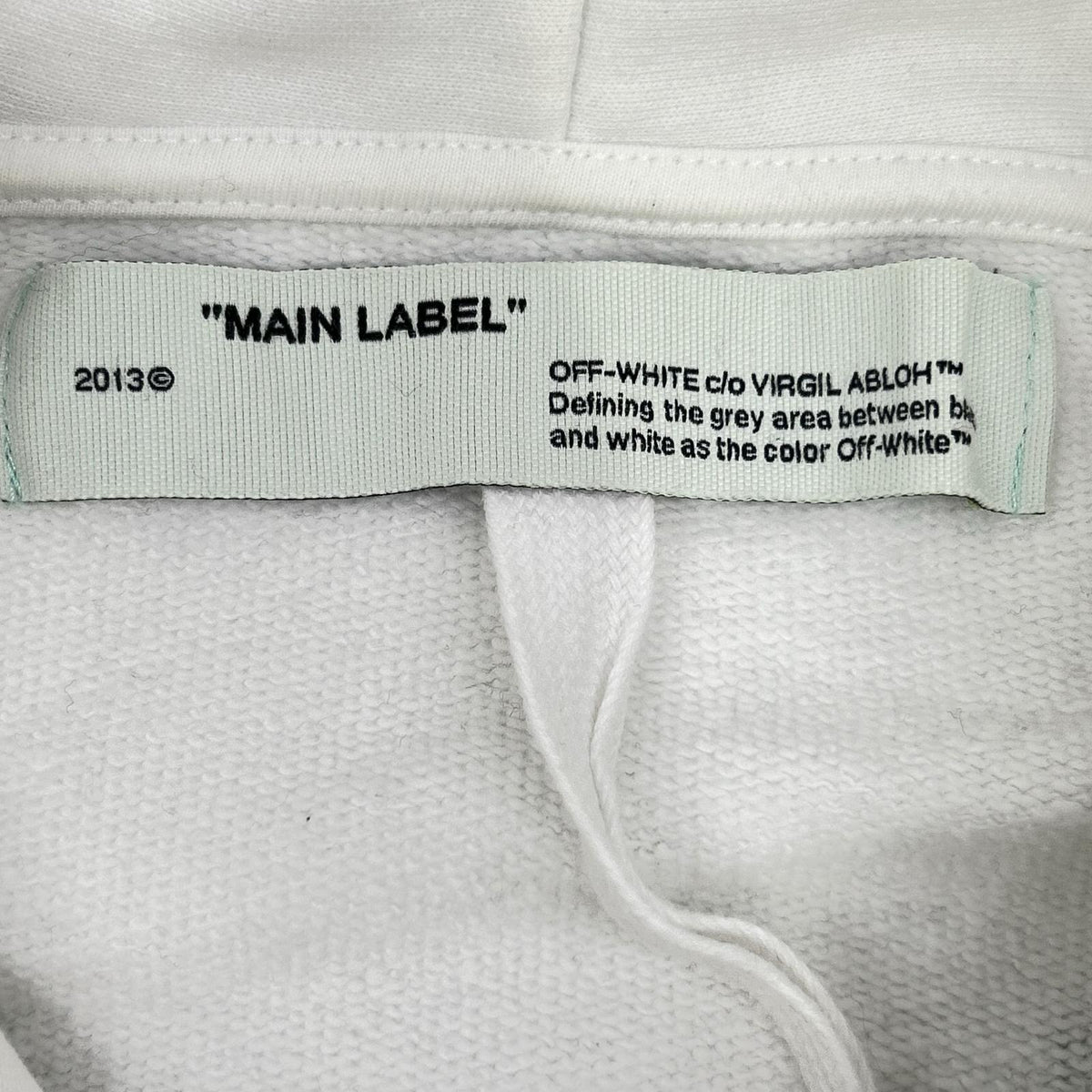 OFF-WHITE オフホワイト OMBB037F19E30007 19AW ホワイト Scaffolding Over Hoodie トップス