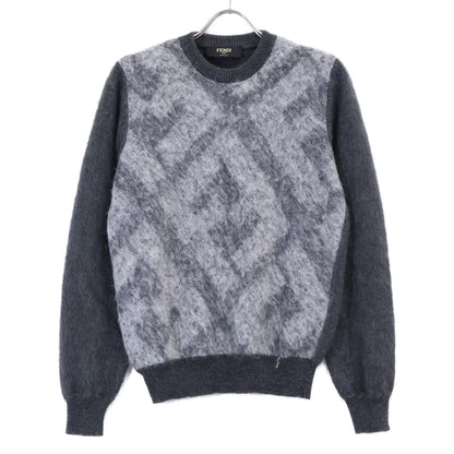 FENDI 芬迪 【国内正品/23年产】FZX091 APJJ 马海毛混纺圆领针织衫上衣