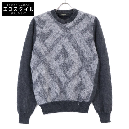 FENDI 芬迪 【国内正品/23年产】FZX091 APJJ 马海毛混纺圆领针织衫上衣